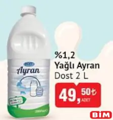 DOST %1,2 YAĞLI AYRAN 2 L